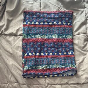 Colorful Patterned Women's Crop Top